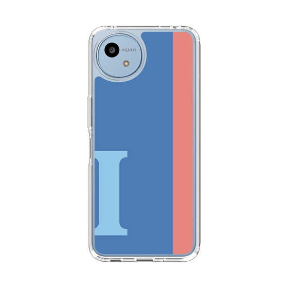 スリムプロテクションケース［ オリジナル - initial color line - I blue ］