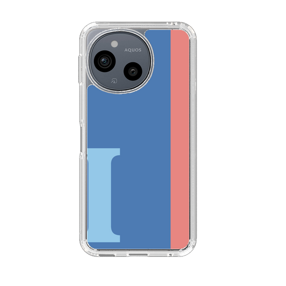 スリムプロテクションケース［ オリジナル - initial color line - I blue ］