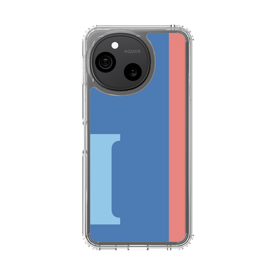 スリムプロテクションケース［ オリジナル - initial color line - I blue ］