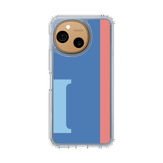 スリムプロテクションケース［ オリジナル - initial color line - I blue ］