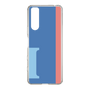 スリムプロテクションケース［ オリジナル - initial color line - I blue ］