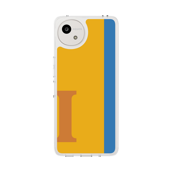 スリムプロテクションケース［ オリジナル - initial color line - I orange ］