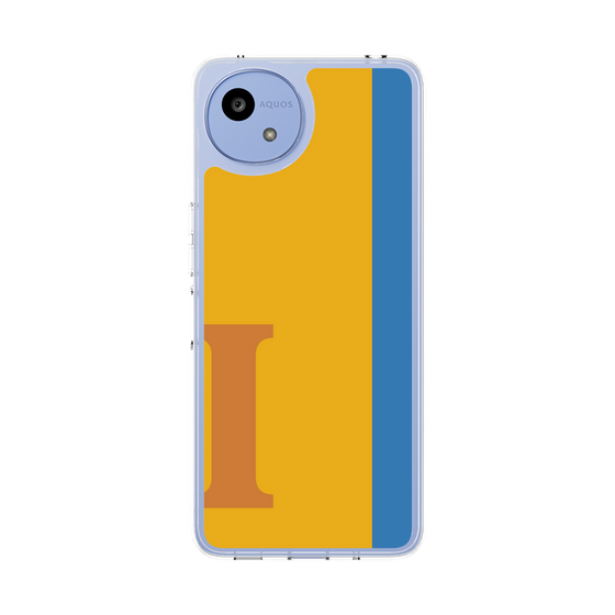 スリムプロテクションケース［ オリジナル - initial color line - I orange ］