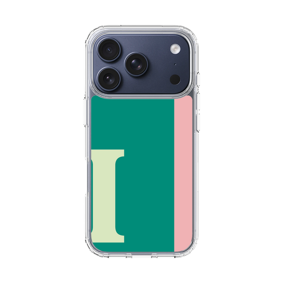 スリムプロテクションケース［ オリジナル - initial color line - I green ］