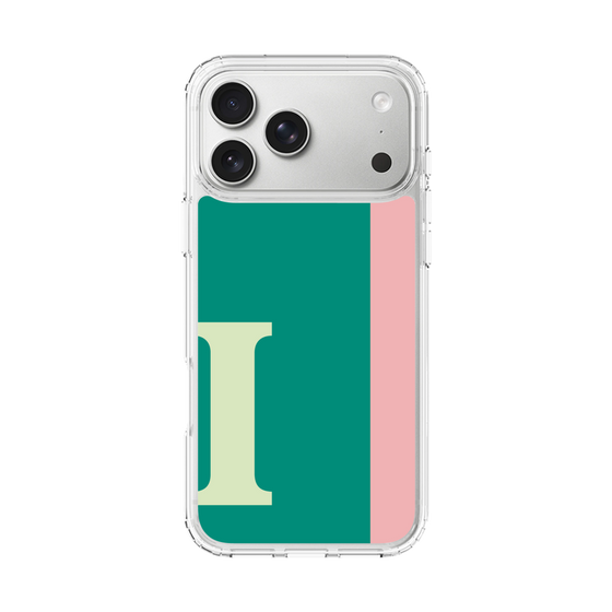 スリムプロテクションケース［ オリジナル - initial color line - I green ］