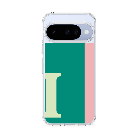 スリムプロテクションケース［ オリジナル - initial color line - I green ］
