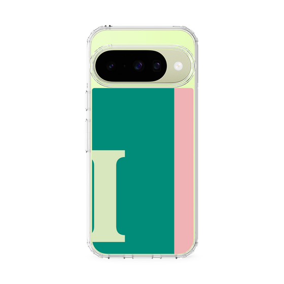 スリムプロテクションケース［ オリジナル - initial color line - I green ］