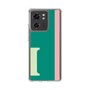 スリムプロテクションケース［ オリジナル - initial color line - I green ］