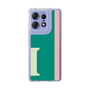 スリムプロテクションケース［ オリジナル - initial color line - I green ］