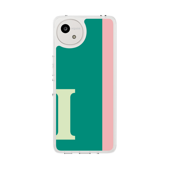 スリムプロテクションケース［ オリジナル - initial color line - I green ］