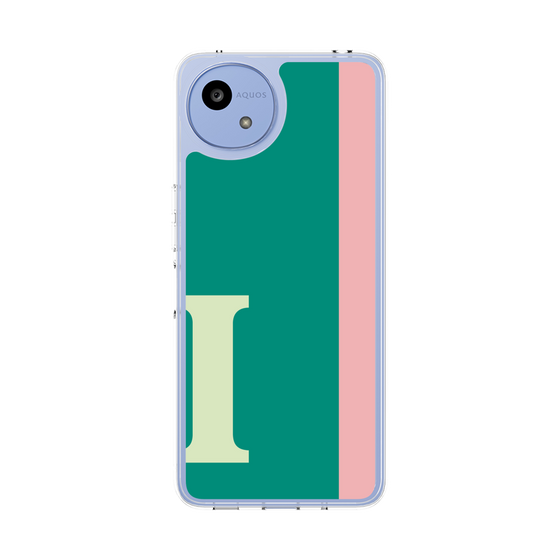 スリムプロテクションケース［ オリジナル - initial color line - I green ］
