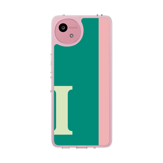 スリムプロテクションケース［ オリジナル - initial color line - I green ］