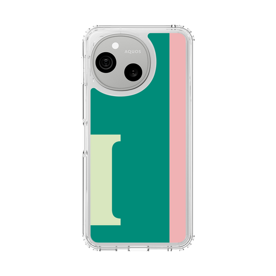 スリムプロテクションケース［ オリジナル - initial color line - I green ］