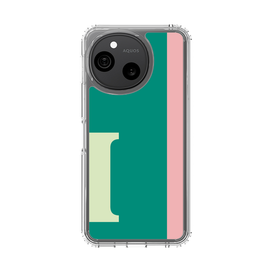 スリムプロテクションケース［ オリジナル - initial color line - I green ］