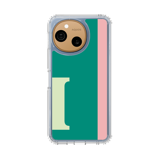 スリムプロテクションケース［ オリジナル - initial color line - I green ］