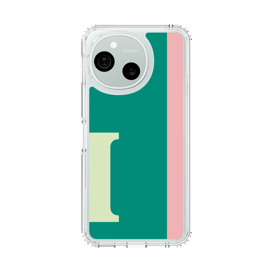 スリムプロテクションケース［ オリジナル - initial color line - I green ］