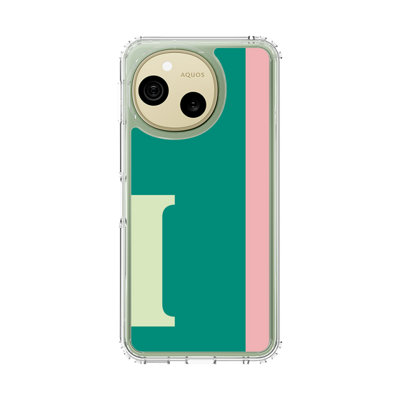 スリムプロテクションケース［ オリジナル - initial color line - I green ］