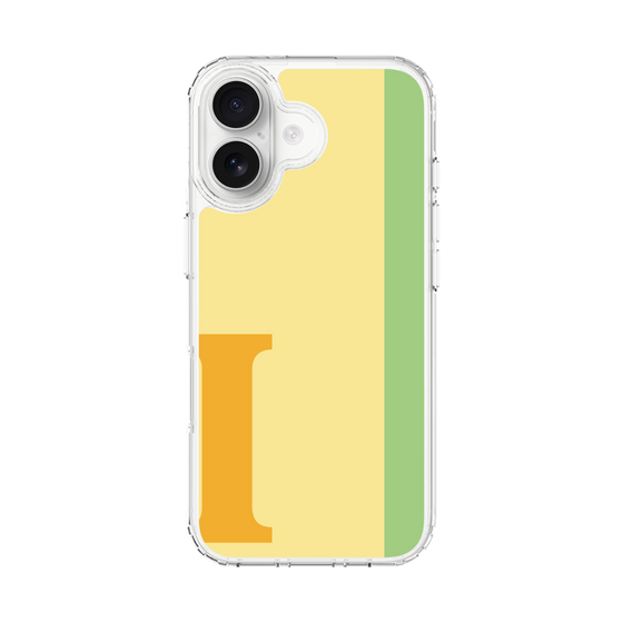スリムプロテクションケース［ オリジナル - initial color line - I yellow ］