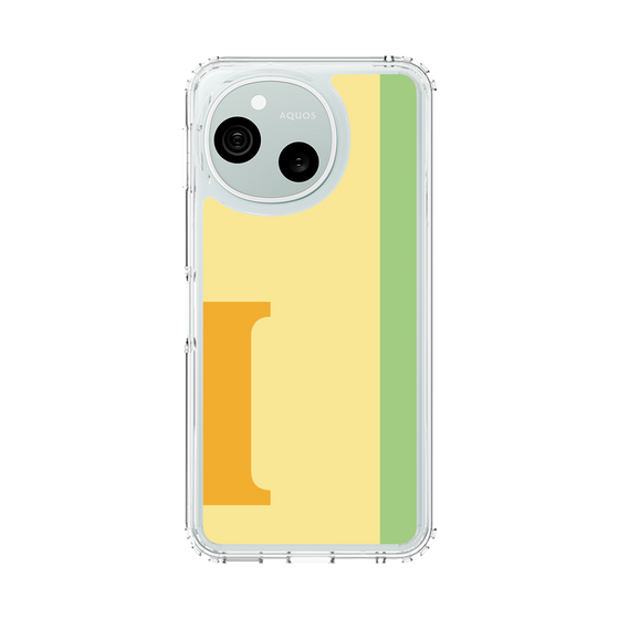 スリムプロテクションケース［ オリジナル - initial color line - I yellow ］