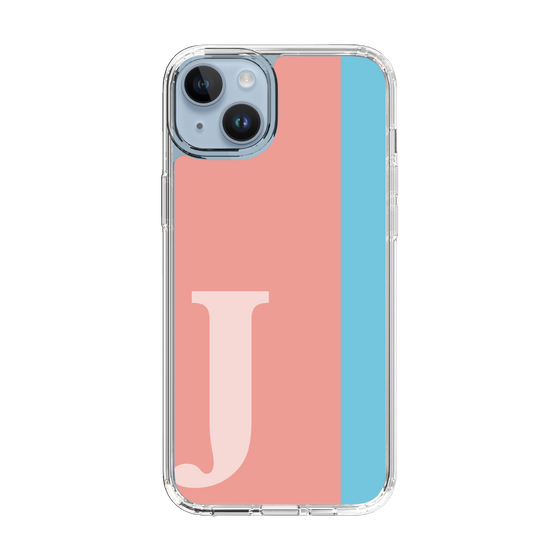 スリムプロテクションケース［ オリジナル - initial color line - J pink ］