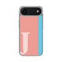 スリムプロテクションケース［ オリジナル - initial color line - J pink ］