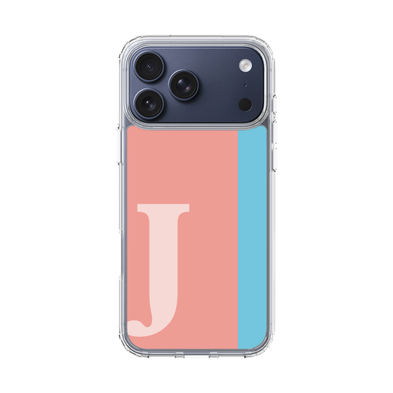 スリムプロテクションケース［ オリジナル - initial color line - J pink ］