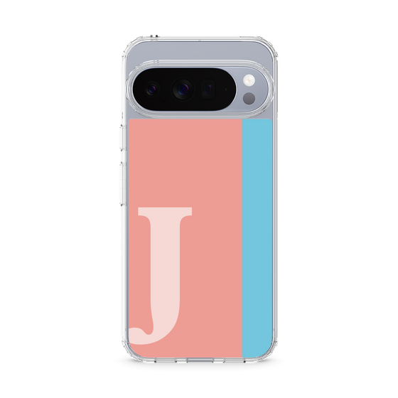 スリムプロテクションケース［ オリジナル - initial color line - J pink ］
