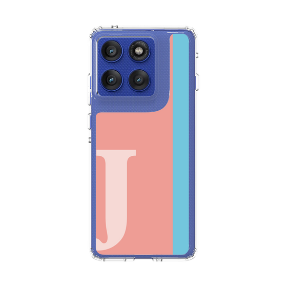 スリムプロテクションケース［ オリジナル - initial color line - J pink ］