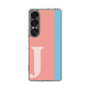 スリムプロテクションケース［ オリジナル - initial color line - J pink ］