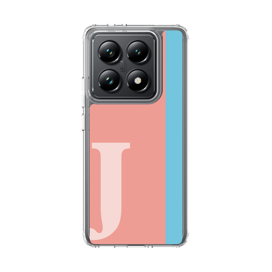 スリムプロテクションケース［ オリジナル - initial color line - J pink ］
