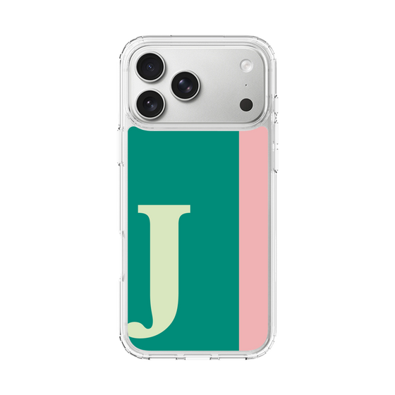 スリムプロテクションケース［ オリジナル - initial color line - J green ］