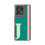 スリムプロテクションケース［ オリジナル - initial color line - J green ］