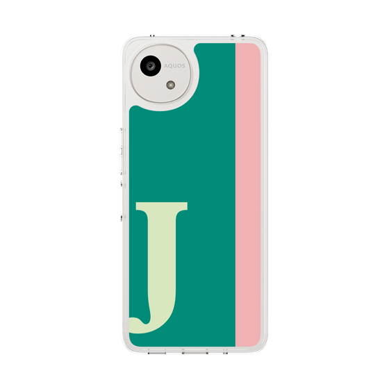 スリムプロテクションケース［ オリジナル - initial color line - J green ］