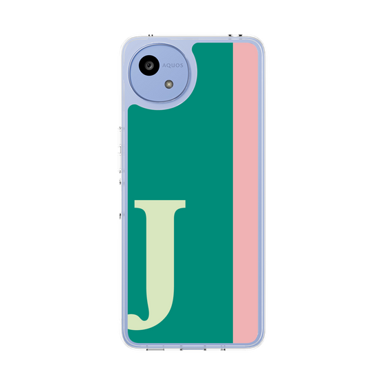 スリムプロテクションケース［ オリジナル - initial color line - J green ］