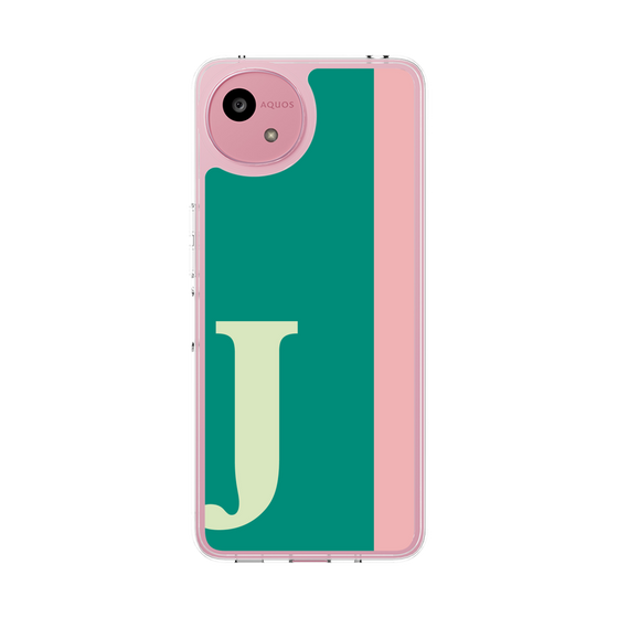 スリムプロテクションケース［ オリジナル - initial color line - J green ］
