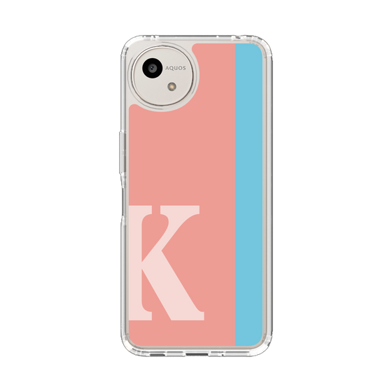 スリムプロテクションケース［ オリジナル - initial color line - K pink ］