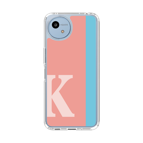 スリムプロテクションケース［ オリジナル - initial color line - K pink ］