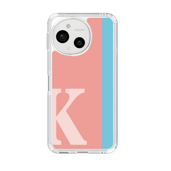 スリムプロテクションケース［ オリジナル - initial color line - K pink ］