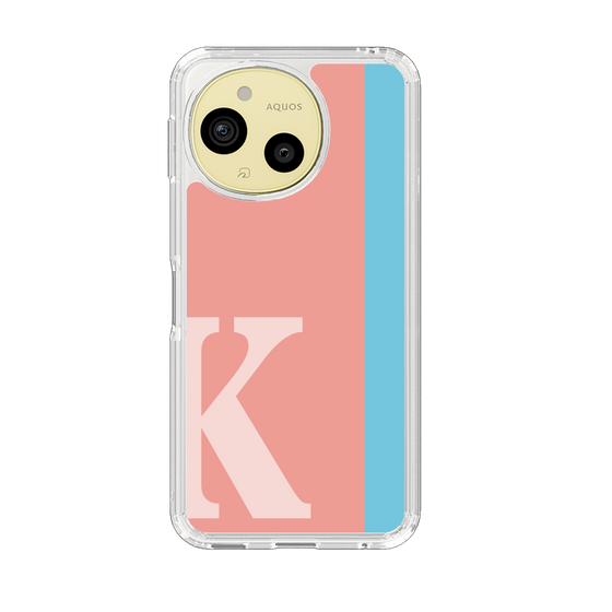 スリムプロテクションケース［ オリジナル - initial color line - K pink ］