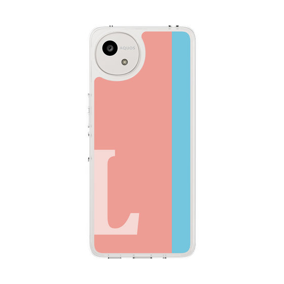 スリムプロテクションケース［ オリジナル - initial color line - L pink ］