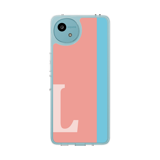スリムプロテクションケース［ オリジナル - initial color line - L pink ］