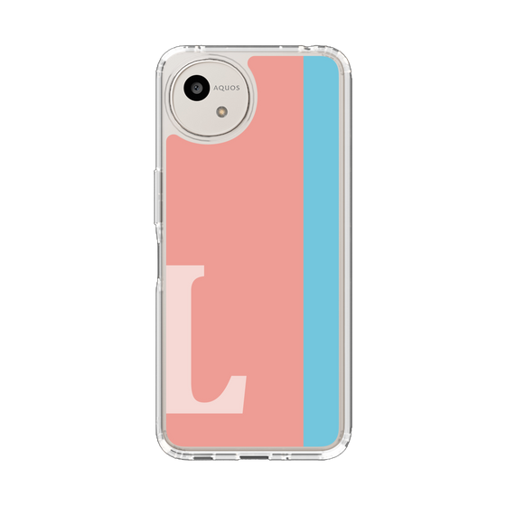 スリムプロテクションケース［ オリジナル - initial color line - L pink ］