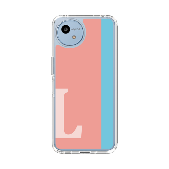 スリムプロテクションケース［ オリジナル - initial color line - L pink ］