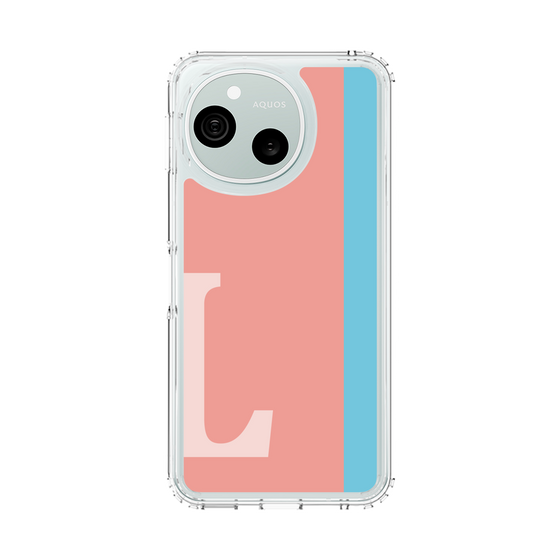 スリムプロテクションケース［ オリジナル - initial color line - L pink ］