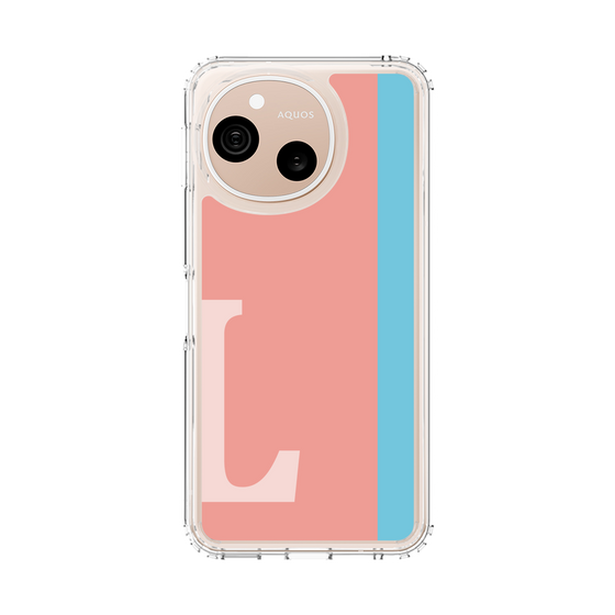 スリムプロテクションケース［ オリジナル - initial color line - L pink ］