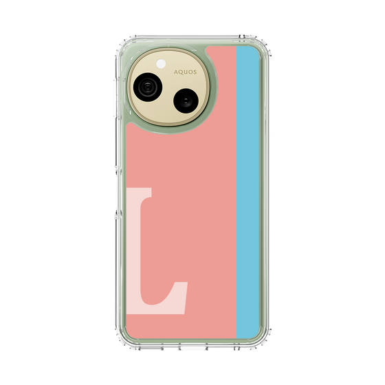 スリムプロテクションケース［ オリジナル - initial color line - L pink ］