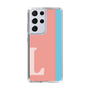 スリムプロテクションケース［ オリジナル - initial color line - L pink ］