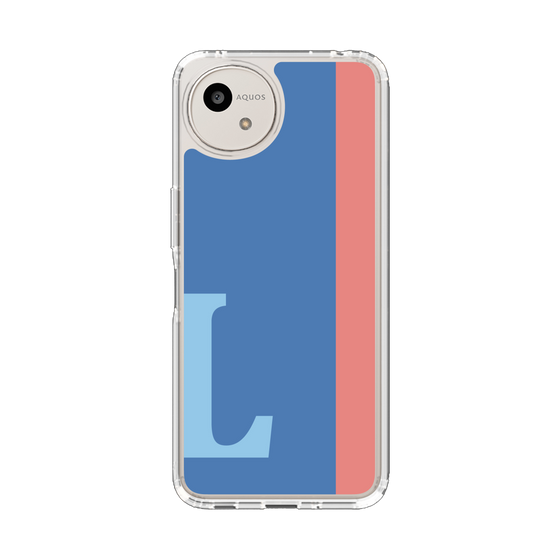 スリムプロテクションケース［ オリジナル - initial color line - L blue ］