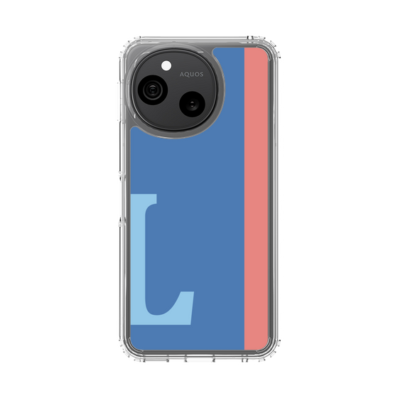 スリムプロテクションケース［ オリジナル - initial color line - L blue ］