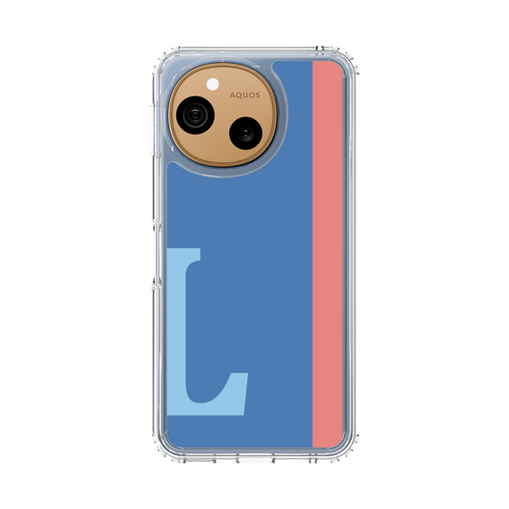 スリムプロテクションケース［ オリジナル - initial color line - L blue ］